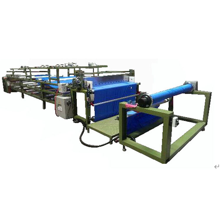 CANVAS RUBBER BACKING MACHINE (WITH THEMRAL OIL HEATING LAMINATING ROLLER & THERMAL OIL CONTROLLER) Rubber cement canvas laminating machine